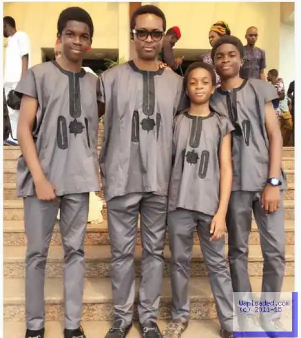 Actress Omoni Oboli Shares Adorable Photo Of Her Husband And Sons